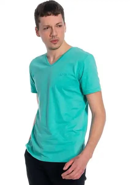 Slazenger SARGON Erkek Koyu Yeşil Tişört Modern ve Dayanıklı Spor Giyim Tercihi