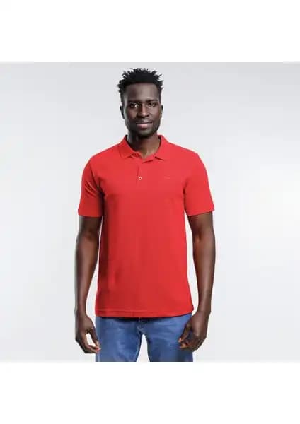 Slazenger SOHO Erkek Kırmızı Pamuklu Tişört Modern ve Rahat Tasarım