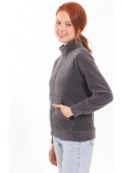 Slazenger SOUL I Kadın Polar Koyu Gri - Şıklık ve Konfor Sunan Kış İç Giyim Ürünü