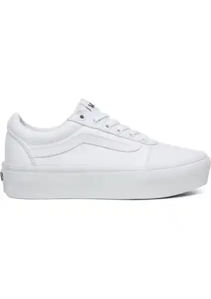 Vans Wm Ward Platform Beyaz Kadın Spor Ayakkabı - Şıklık ve Konfor Bir Arada