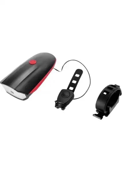 XBYC 6163 USB Şarjlı Bisiklet Ön Lamba ve Korna Güçlü Işık ve Ses Özellikleriyle