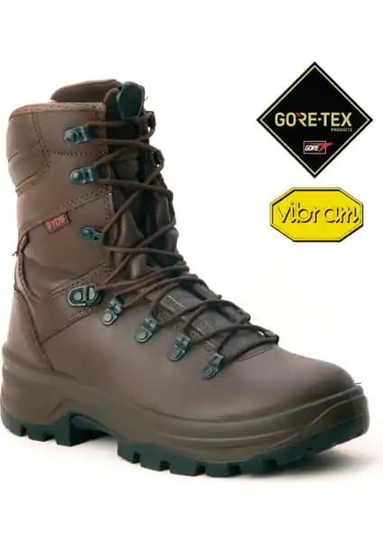 YDS Extreme Gtx Kahverengi Deri Asker Botu: Su Geçirmez ve Dayanıklı Tasarım