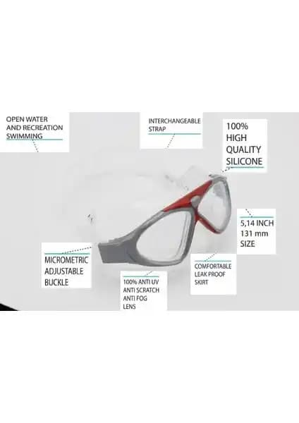 Yetişkin Yüzücü Deniz Gözlüğü: Konfor ve Koruma Sağlayan Yenilikçi Tasarım