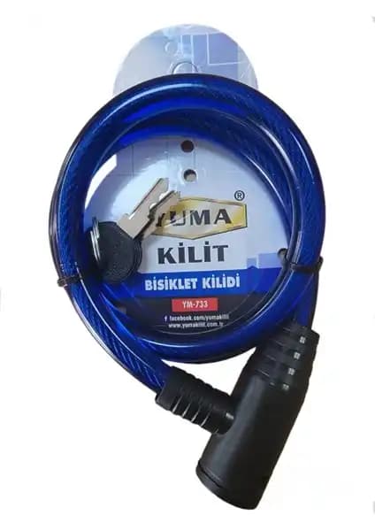 Yuma Bisiklet Kilidi 733 Güçlü Çelik Yapısı ve Kolay Kullanımıyla Güvenliğinizi Artırır