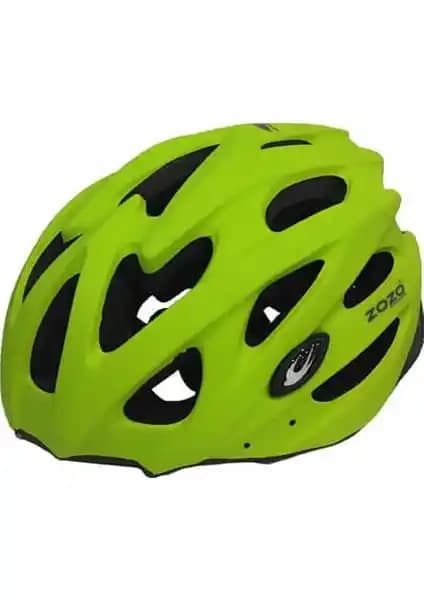 Zozo MV29 Işıklı Unisex Kask Lime Güvenlik ve Stil Bir Arada