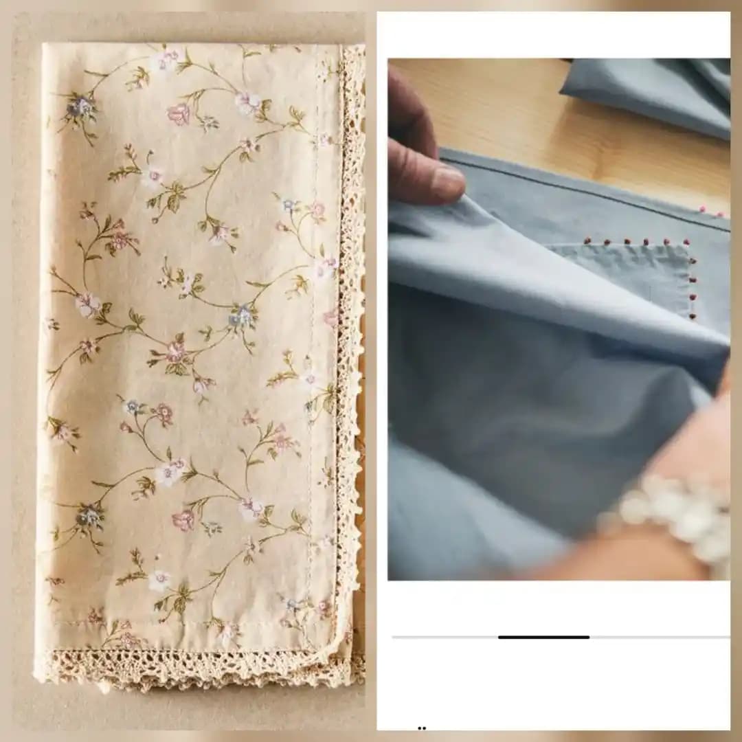 Yemek Takımı İçin Çiçekli ve Düz Mavi Peçete Seçiminin Masa Düzeni Üzerindeki Etkileri