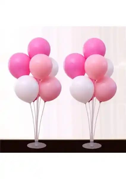 Balonevi Balon Evi 2 Adet Ayaklı Balon Standı Dekorasyon ve Organizasyon İçin