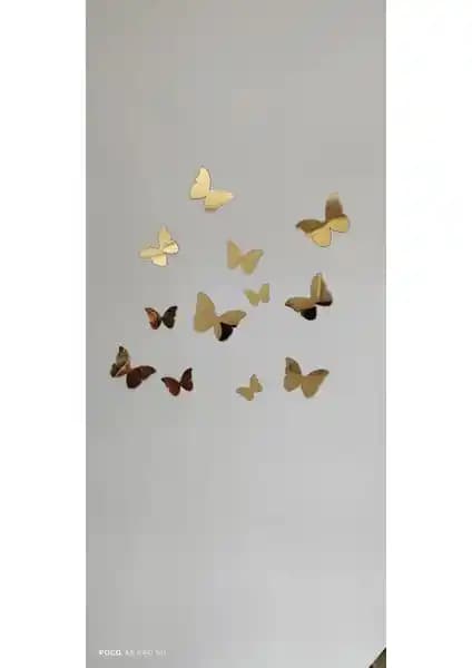 Dekoratif Pleksi Kelebek Aynalı Duvar Süsü ile Mekanlarınıza Şıklık Katın