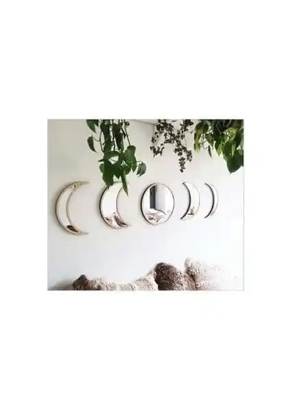 Evdeucuz Ay Evresi Duvar Ayna Seti: Estetik ve Fonksiyonellik Sunan Uygun Fiyatlı Dekorasyon Seçeneği