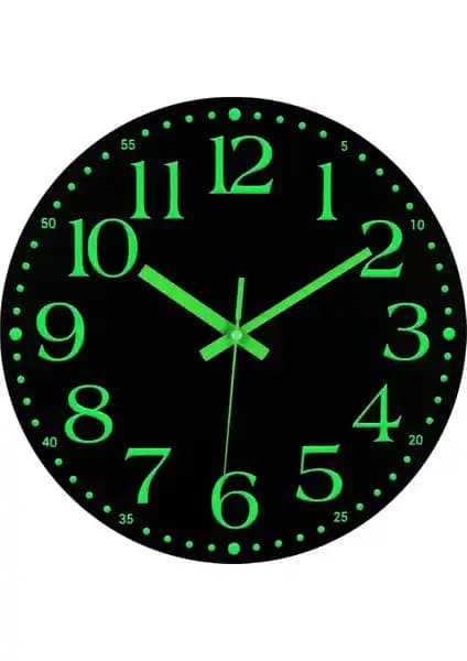 Faith 12 İnç Sessiz Çalışan Modern Duvar Saati Şık ve Fonksiyonel Tasarım