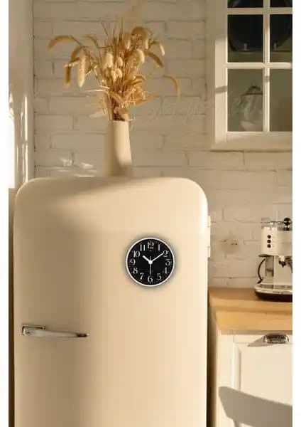 KaktüsKedi Mıknatıslı Buzdolabı Saati: Şık ve İşlevsel Mutfak Dekorasyonu İçin Ideal