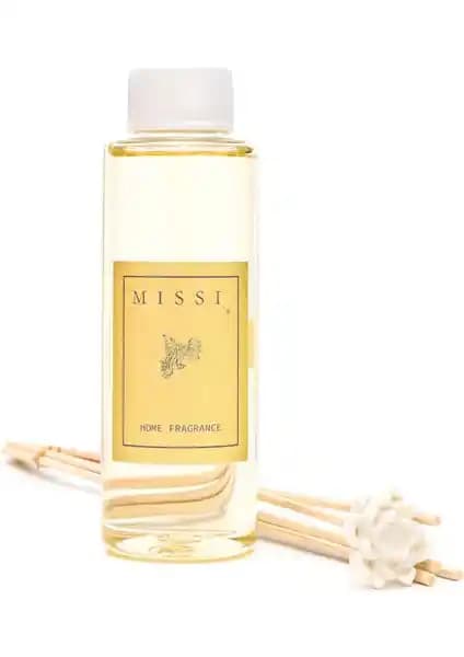 Missi Siyah Vanilya Esans ve Bambu Çubuk Seti 110 ml ile Evde Hoş Koku Yaratma
