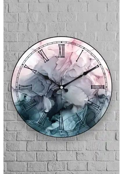 Muyika Rizato Oval Gerçek Cam Duvar Saati: Modern ve Şık Tasarım ile Dekorasyonunuza Değer Katar