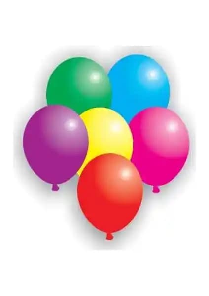 Renkli Orta Boy Balon Paketi 100 Lü, Kutlamalar ve Etkinlikler İçin Dekorasyon Seçeneği