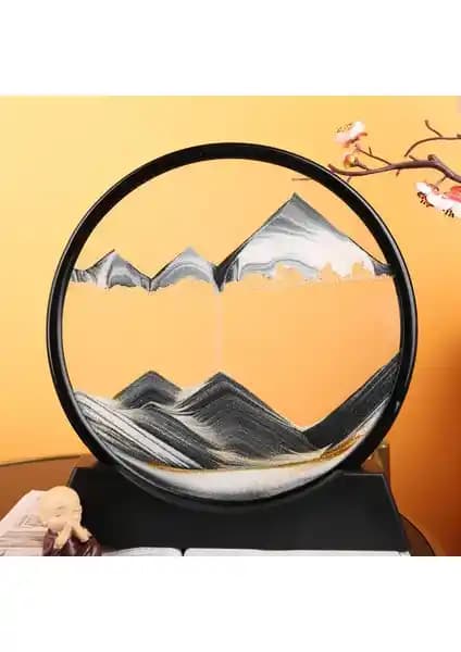 Winter House Yuvarlak Kum Saati Dekoratif ve Fonksiyonel Tasarımıyla Öne Çıkıyor