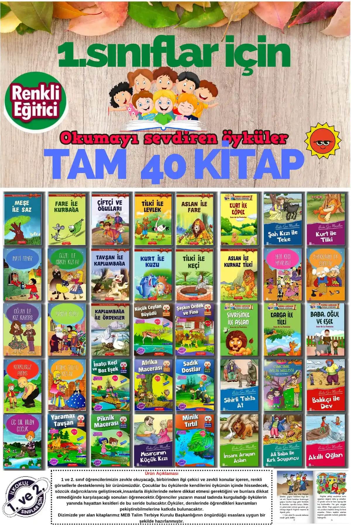 1. Sınıf Öğrencileri İçin Eğlenceli Hikaye Setleri Karşılaştırması