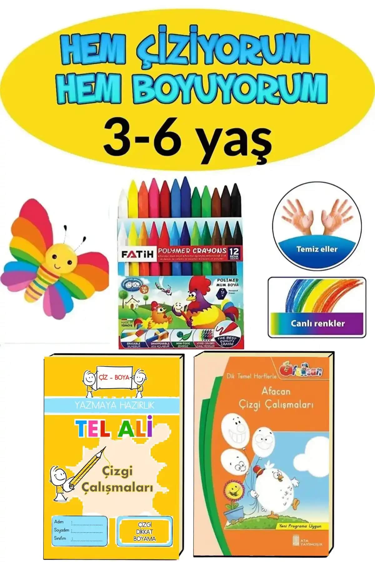 Gönül Yayıncılık 3-6 Yaş Çocuklar İçin Boyama ve Eğitim Setleri Karşılaştırması