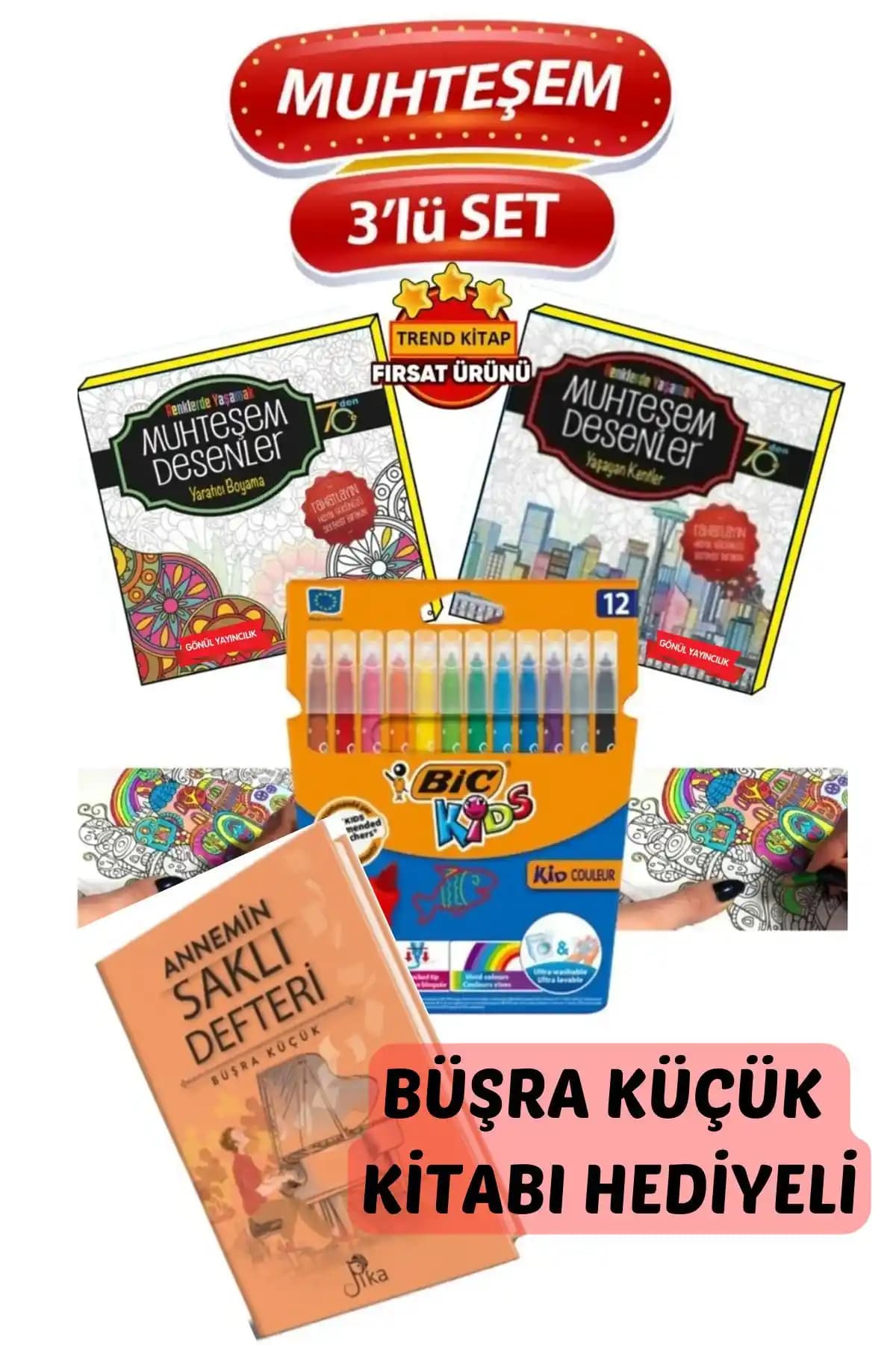 Mandala Boyama Setleri Karşılaştırması: Bic ve Gönül Yayıncılık Ürünleri İncelemesi