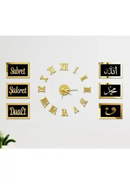 Ahşap Fabrika Siyah Zemin Altın Panosu Dekoratif ve Modern Tasarım Özellikleri