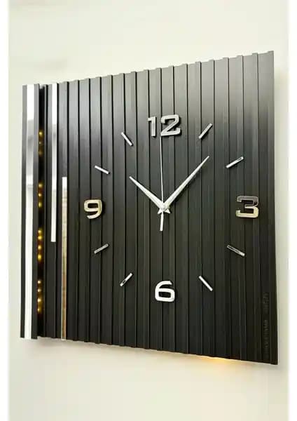 Asse Tasarım Long Lines Işıklı Duvar Saati: Modern ve Şık Dekorasyon Unsuru
