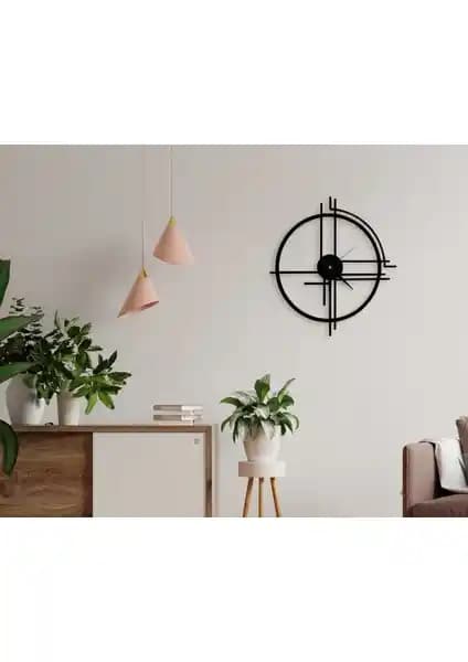 BK Gift Ahşap Duvar Saati 45cm Estetik ve Fonksiyonelliği Bir Arada Sunar