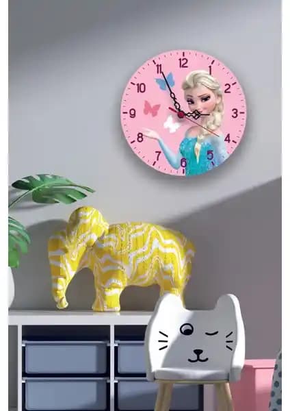 Çocuk Odası Sessiz Akar Duvar Saati: Modern ve Sağlıklı Tasarım Çocuklar İçin