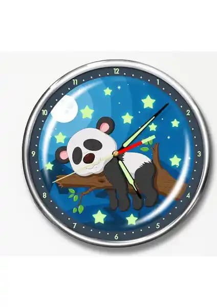 Dekor Loft Premium Gece Parlayan Çocuk Odası Duvar Saati FS-1548: Modern ve Güvenilir Tasarım