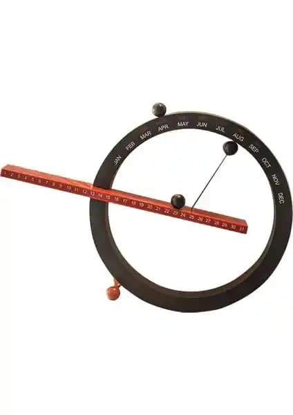 Dolity Masaüstü Perpetual Manyetik Takvim Modern ve Dekoratif Tasarım