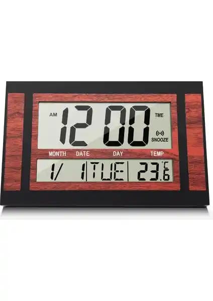 Faith Dijital Duvar Saati: Modern Tasarım ve Çok Fonksiyonlu Kullanım Özellikleri