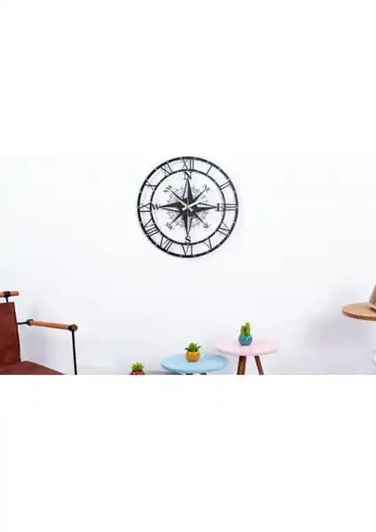 Gowpenart Modern Metal Siyah Duvar Saati: Şık ve Dayanıklı Tasarım Özellikleri