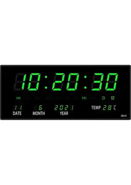 Hermoso LED Sürekli Takvim Elektronik Saat: Modern ve Fonksiyonel Tasarımın Özellikleri