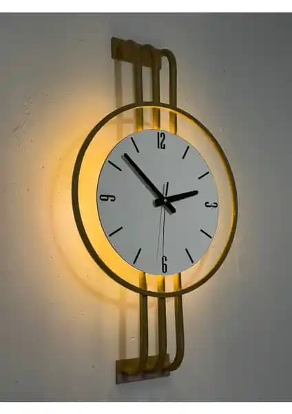 Hıbıscus İslandik Tarzı Modern Duvar Saati Dekoratif ve Şık Tasarım Özellikleri