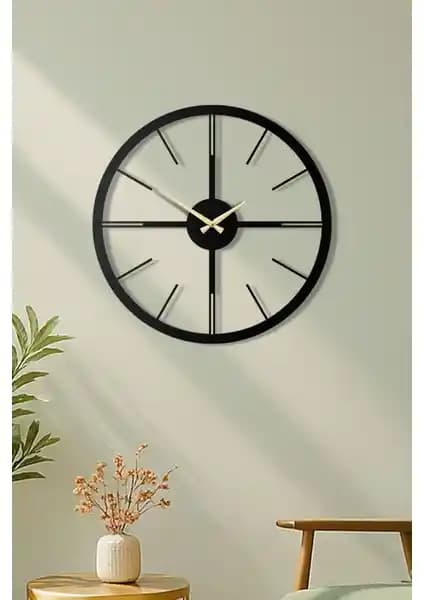 İmvulart Rain Metal Duvar Saati: Modern ve Şık Tasarımıyla Dekorasyonunuza Zarif Dokunuş