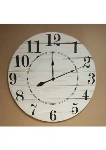 Markakanvas Ahşap Yuvarlak Duvar Saati: Estetik ve Sağlıklı Tasarım Özellikleri