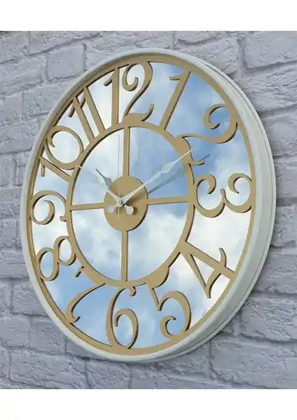 Markakanvas Metal Kasa Aynalı Duvar Saati: Modern Tasarım ve Dayanıklılık Özellikleri