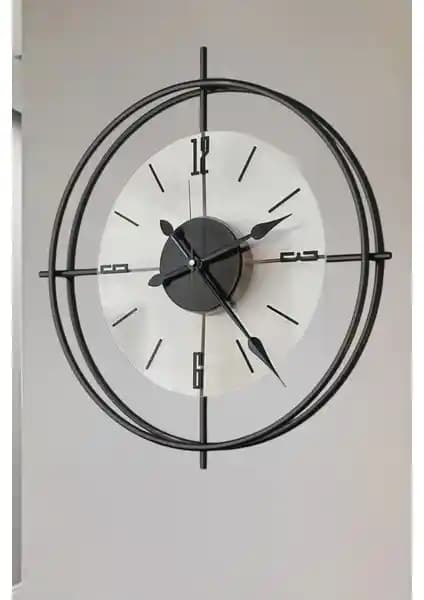 MetaQuartz Aksesuar: Modern Tasarımlı Siyah Duvar Saati ve Estetik Dekorasyon Çözümü