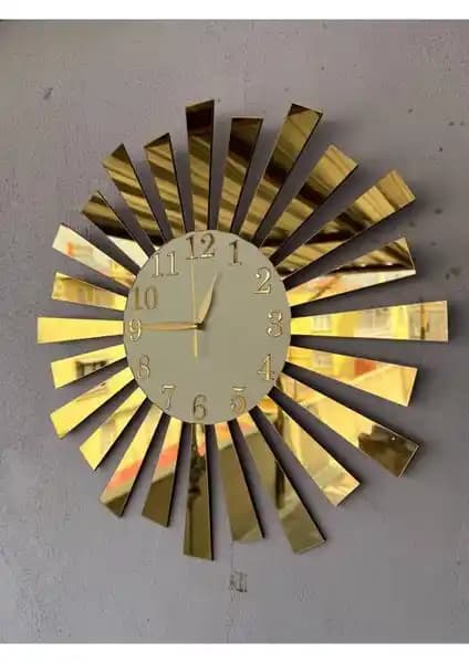Modern Ahşap Yuvarlak Duvar Saati ile Mekanlarınıza Şıklık Katın