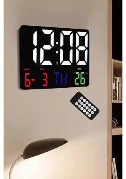 Modern Dijital Duvar Saati: Şık Tasarım ve Gelişmiş Özellikler Bir Arada