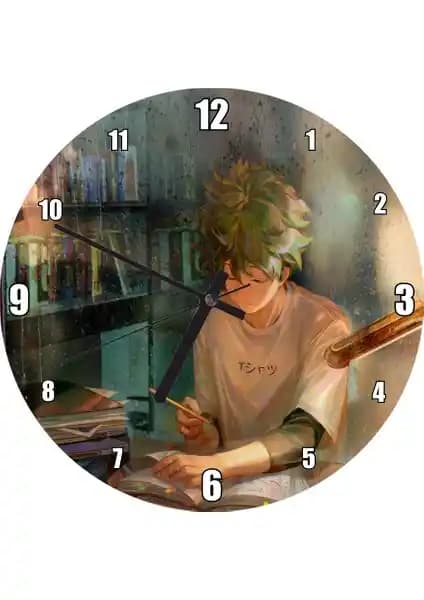 My Hero Academia Temalı Duvar Saati Caka Tablo ile Dekorasyonunuza Enerji Katın