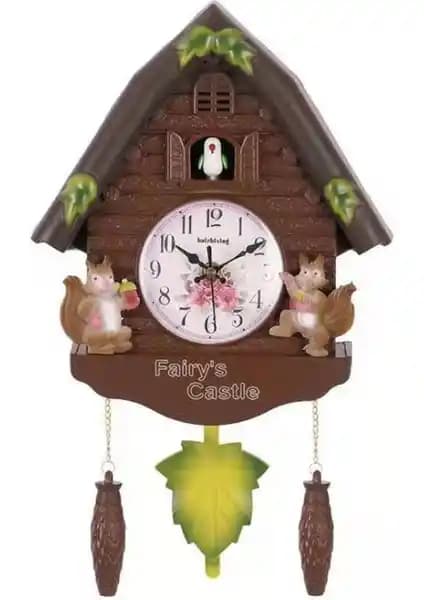 Nachen Dekoratif Duvar Saati: Doğa Temalı Şık ve Fonksiyonel Ev Dekorasyonu Ürünü