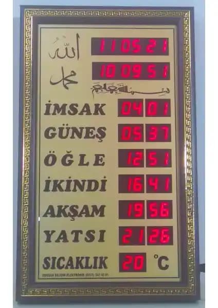 Odesan Ezan Okuyan Saat Vakitmatik: Modern ve Güvenilir Namaz Vakti Cihazı