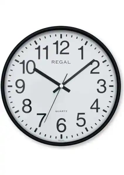 Regal 0252 BW Yuvarlak 26 cm Duvar Saati: Estetik ve Fonksiyonellik Bir Arada