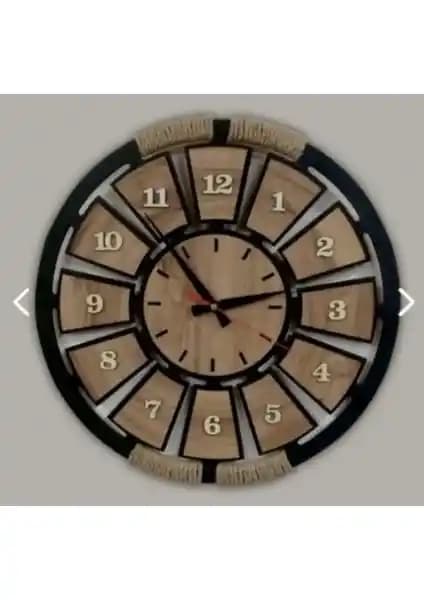 Silay Dekoratif Ipli Duvar Saati: Kişiselleştirilebilir Modern Tasarım ve Şık Dekorasyon