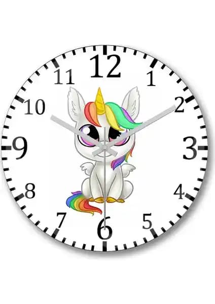 Unicorn Duvar Saati: Modern ve Şık Tasarımıyla Dekorasyonunuza Zarif Dokunuş