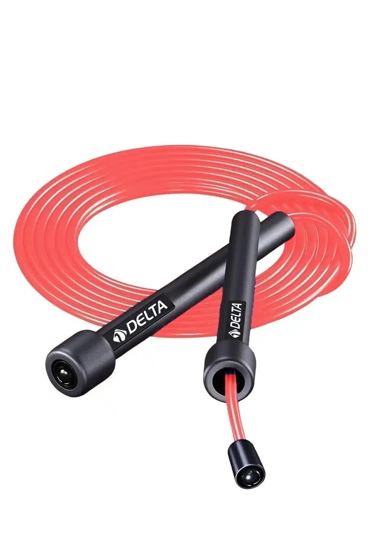 Delta Kırmızı ve Lila Atlama İpi Karşılaştırması Spor ve Egzersiz Amaçlı Kullanım İçin