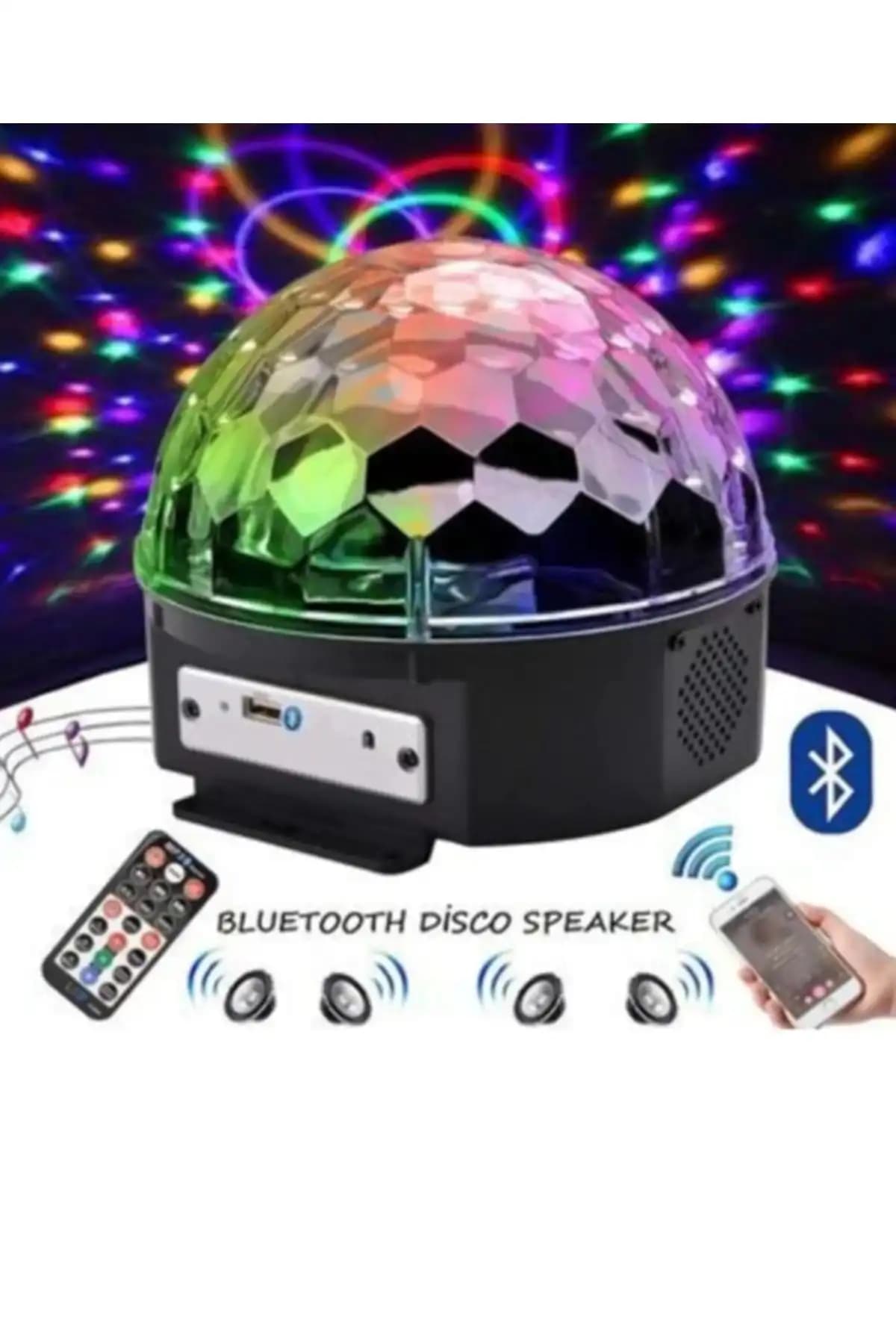 Genel Markalar Küre Disko Topu ve Renkli Işıklı Lazer Parti Bluetoothlu LED Küre Disko Topu Karşılaştırması 2