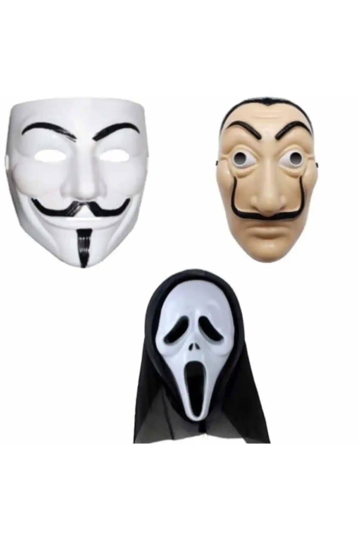 Numaca 3 Lü Maske Seti ve V For Vandetta Maskesi Karşılaştırması