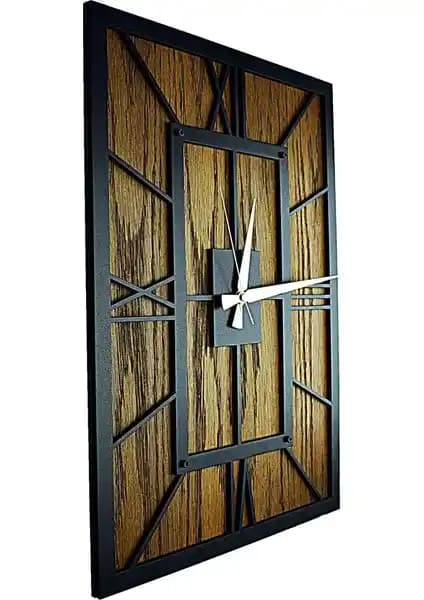 Kayra Tasarım Atölyesi'nin Ahşap Duvar Saati: Doğal ve Şık Dekoratif Tasarım