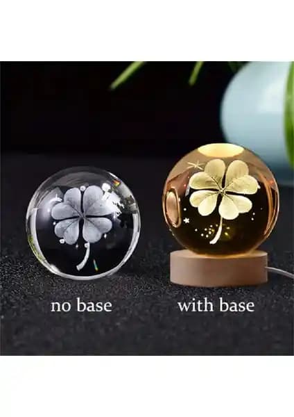 Bşk Virgo 3D Kristal Küre Gece Lambası: Modern Tasarım ve Enerji Tasarrufu