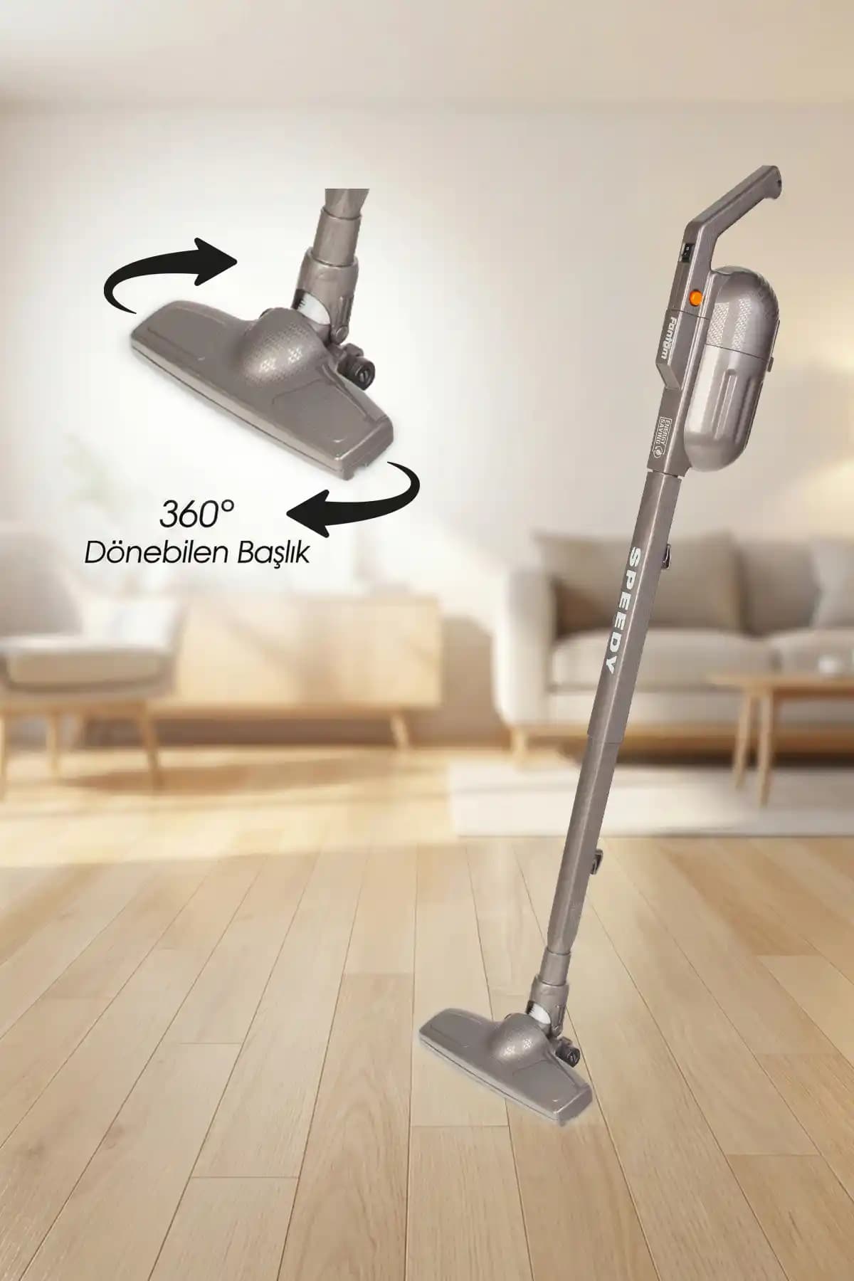 FANTOM Speedy Pro Du 2100: 500W Güçlü Motorlu Yenilikçi Dikey Süpürge